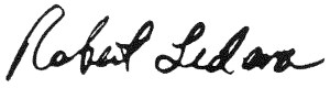 Bob Lederer signature